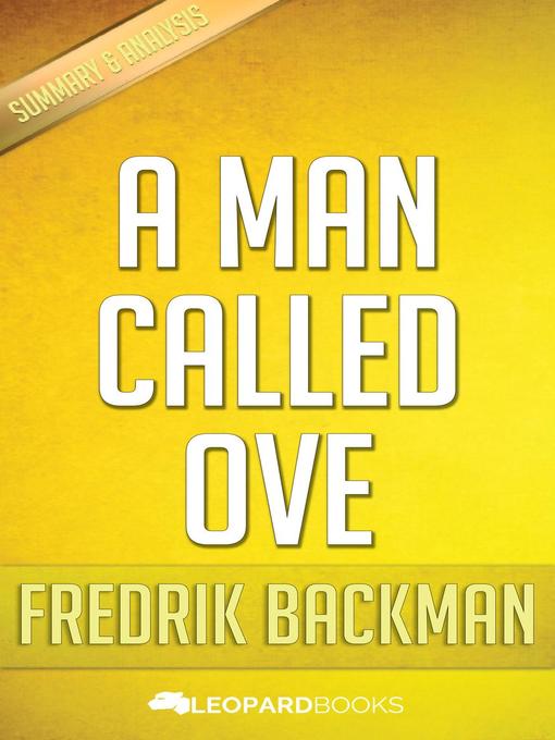 Title details for A Man Called Ove by Fredrik Backman by Leopard Books - Wait list